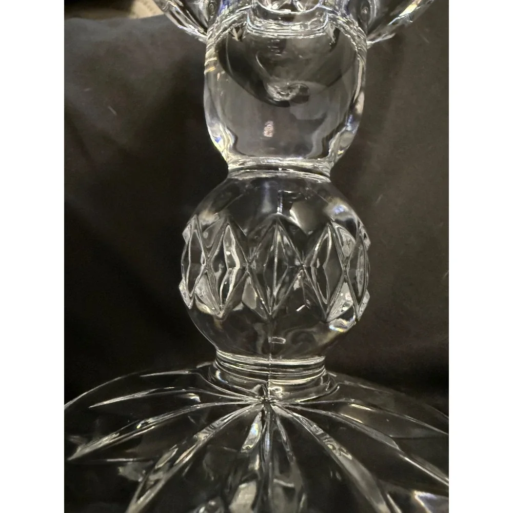 Vintage Crystal candle holder